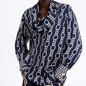 New Zara chain print blouse XL
